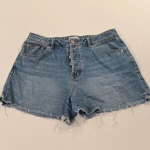 Forever 21 Light Blue Jean Shorts